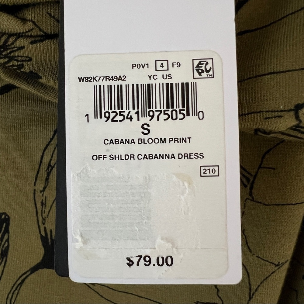 Guess Off the Shoulder Cabana Bloom Dress NWT - Picture 14 of 16